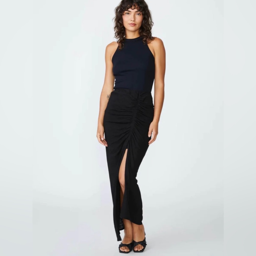 Stateside Slub Jersey Skirt
